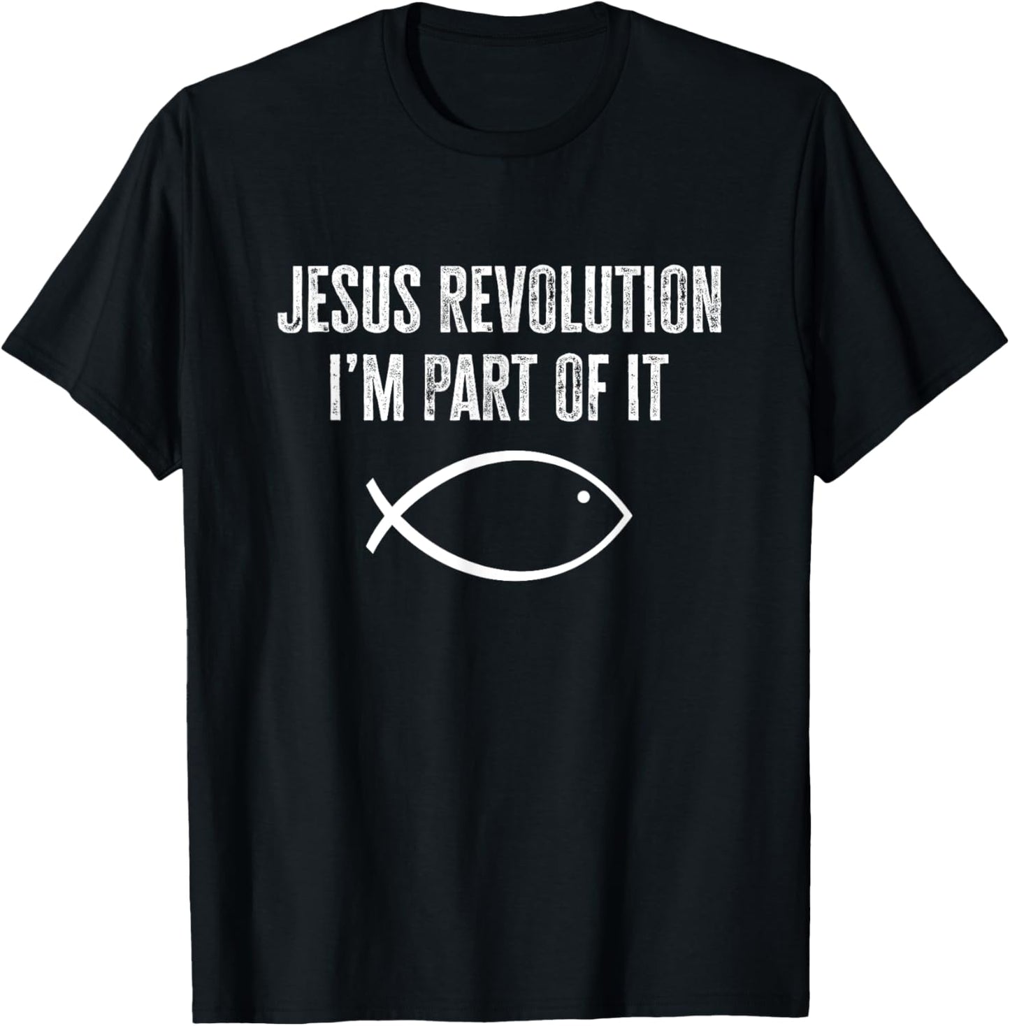 Jesus Revolution I'm Part of it - Marked by Jesus T-Shirt - T-Shirt | Black