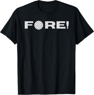 Fore Golf T-Shirt - T-Shirt | Black