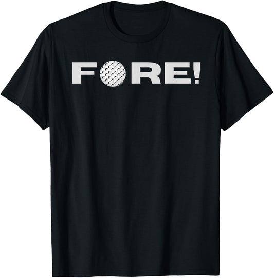 Fore Golf T-Shirt - T-Shirt | Black