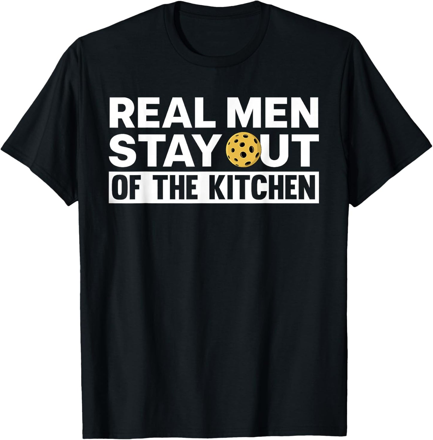 Cool Pickleball Dad Pickle Ball Sports Team Kitchen T-Shirt - T-Shirt | Black