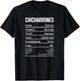 Funny Chicharrones Nutrition Facts traditional Mexican Food T-Shirt - T-Shirt | Black