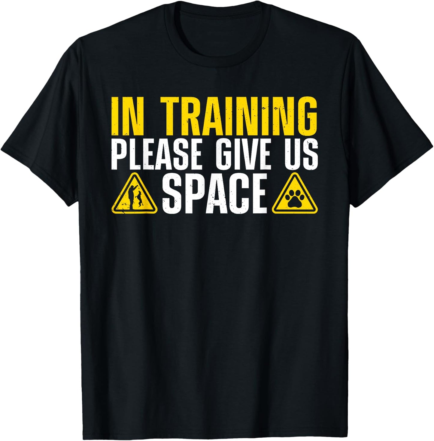 Funny Dog Training Art Women Dog Trainer Dog Lovers T-Shirt - T-Shirt | Black