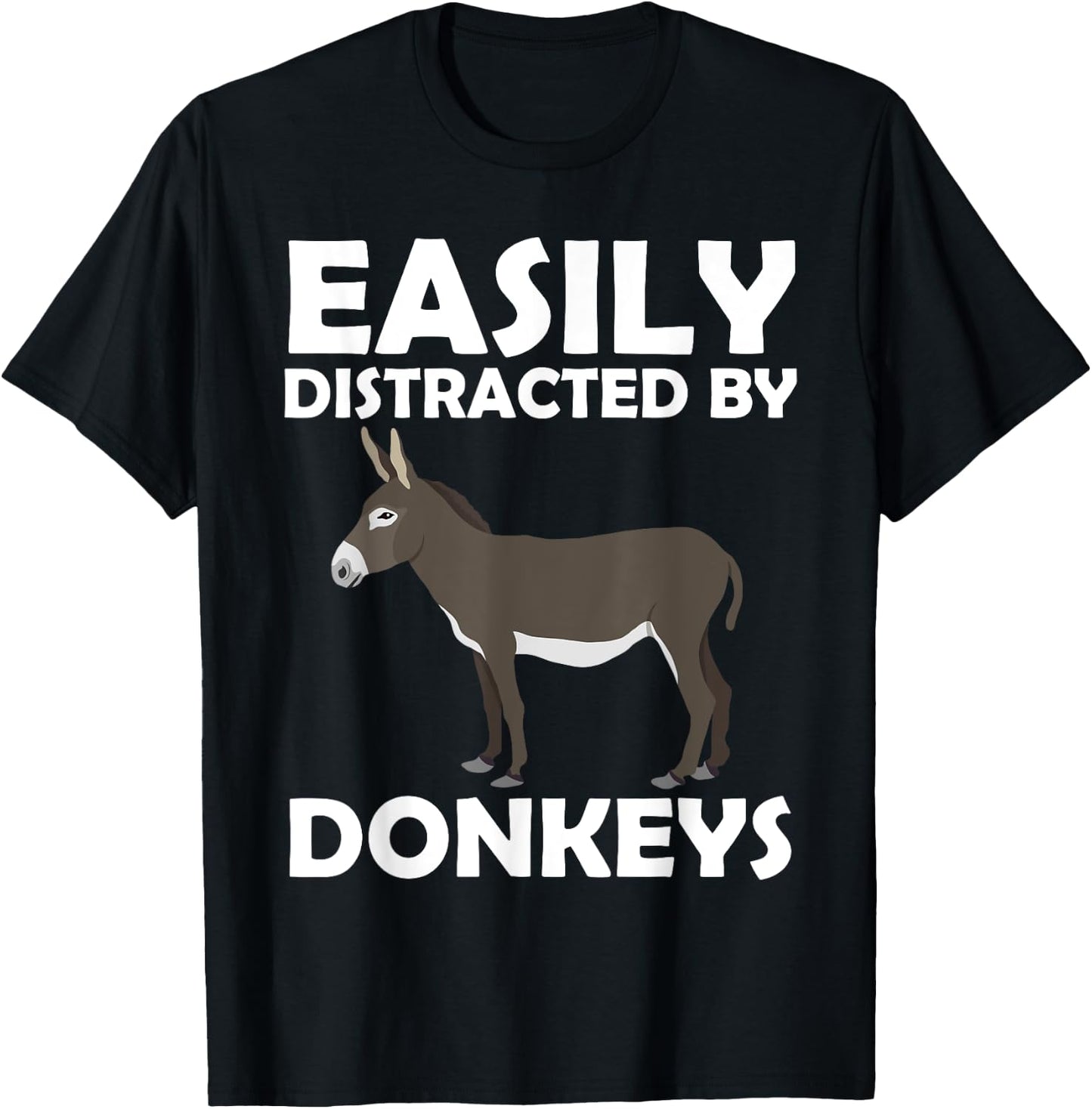 Cool Donkey Women Mule Horse Equine Safari Zookeeper T-Shirt - T-Shirt | Black