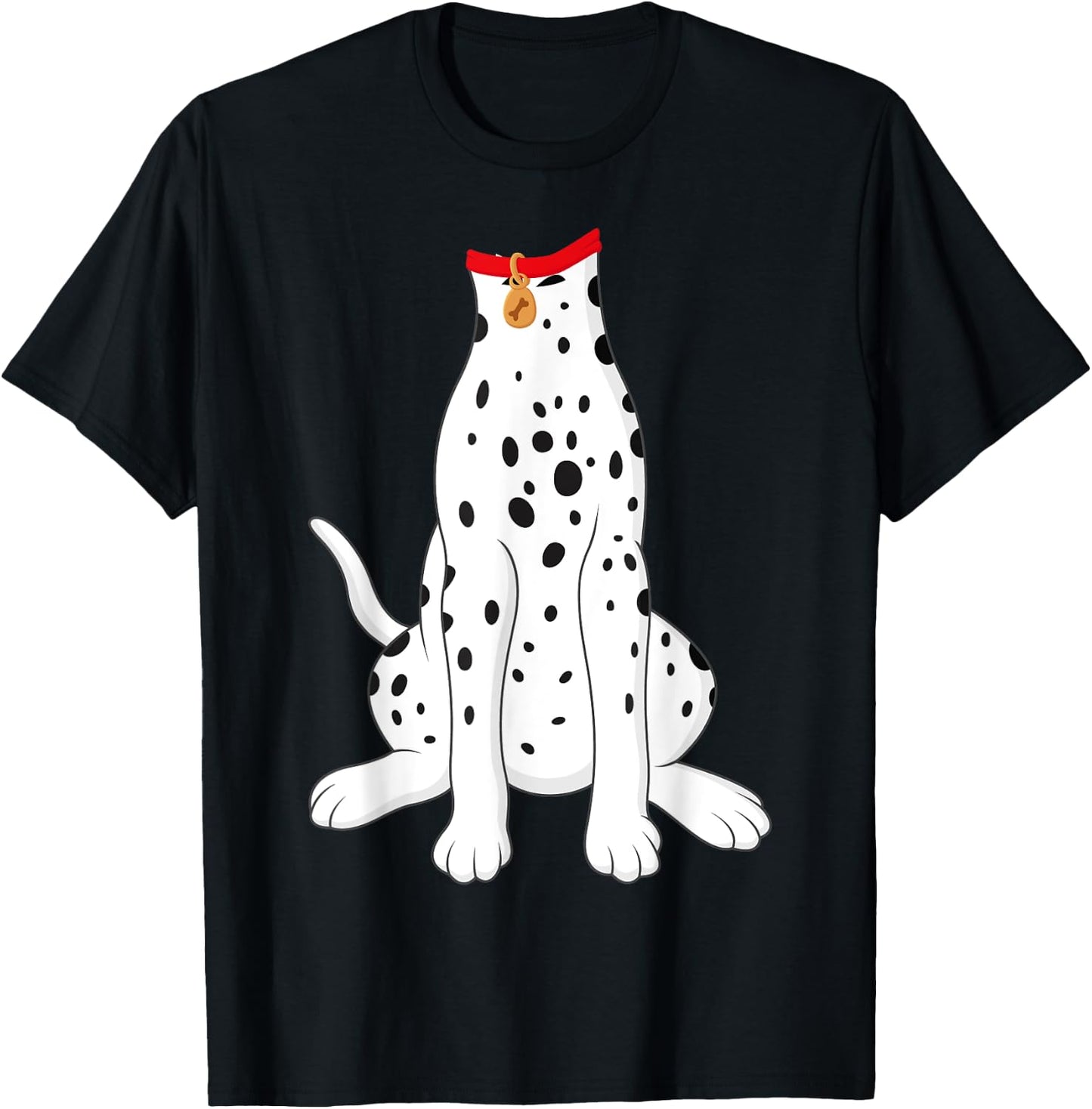 Dalmatian Dalmatian Costume Shirt T-Shirt - T-Shirt | Black