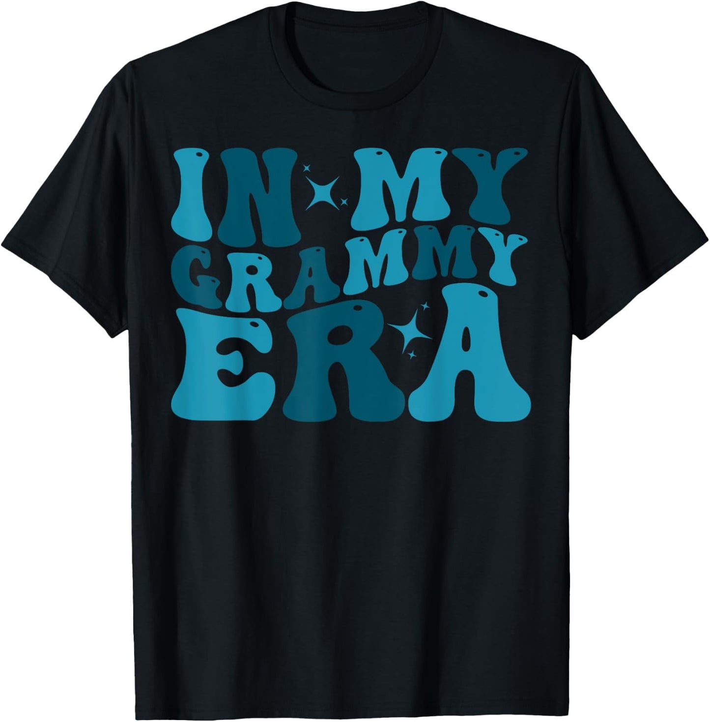 In My Grammy Era Lover Groovy Retro Mom Mother's Day T-Shirt - T-Shirt | Black