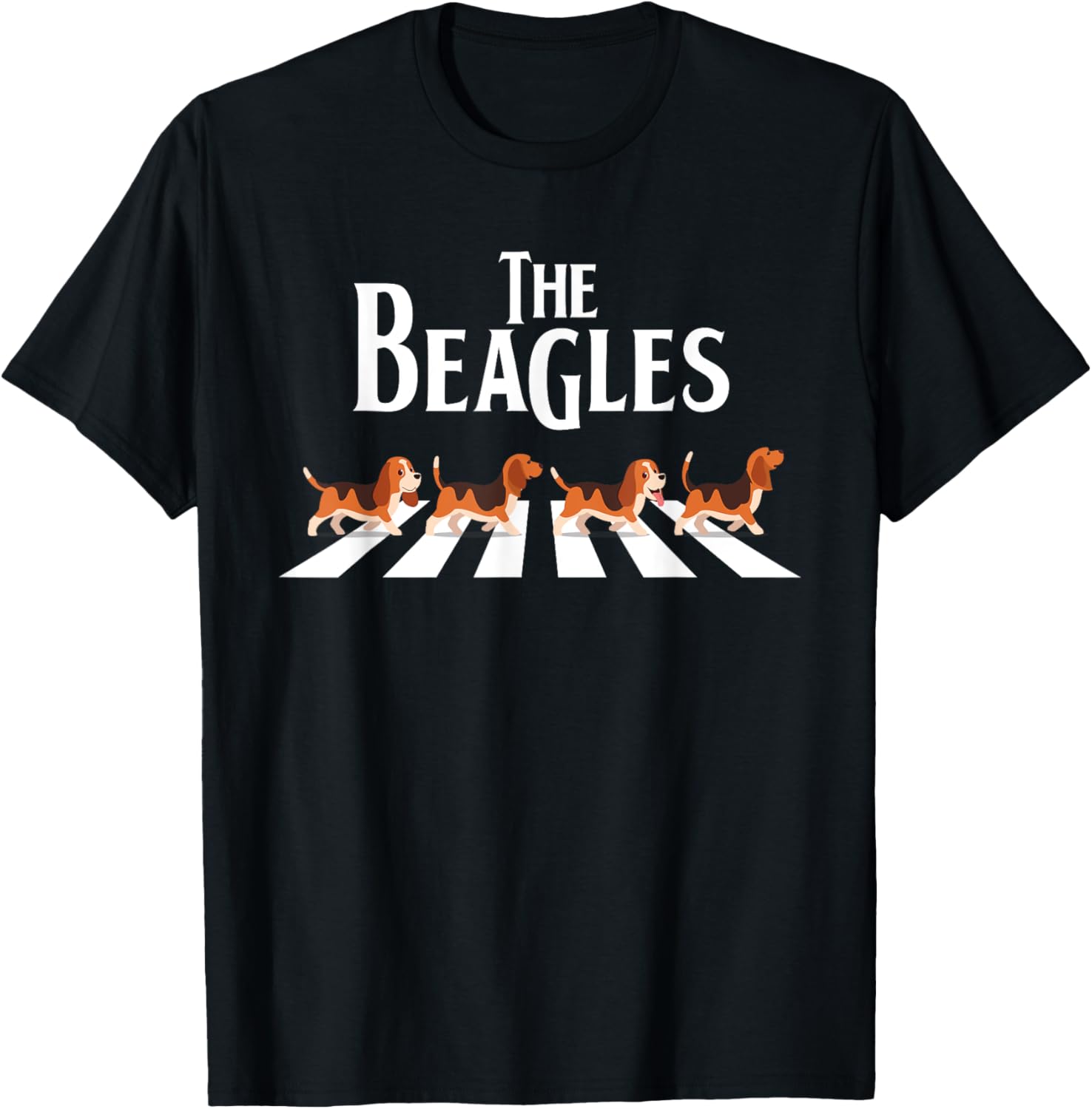 The Beagles - Dog Animal Lover Puppy Owner Veterinarian Men Women Girls Kids T-Shirt - T-Shirt | Black