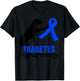 Type 1 Type 2 Diabetic Dog Lovers T1D T2D Diabetes Awareness Men Women T-Shirt - T-Shirt | Black