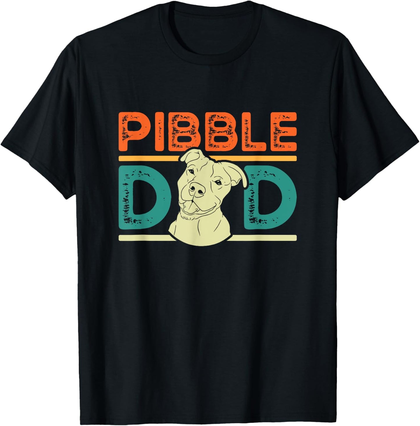 Pibble Dad T-Shirt - T-Shirt | Black