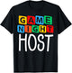 Trivia Night Team Family Game Night Host T-Shirt - T-Shirt | Black