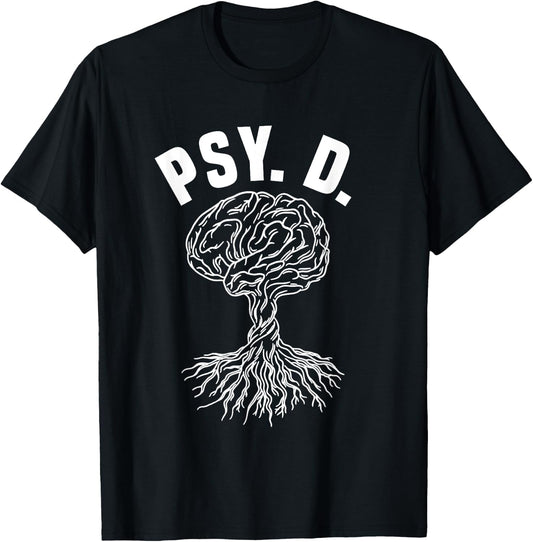Psy. D. Doctor Psychologist Behavior Analyst Counselor T-Shirt - T-Shirt | Black