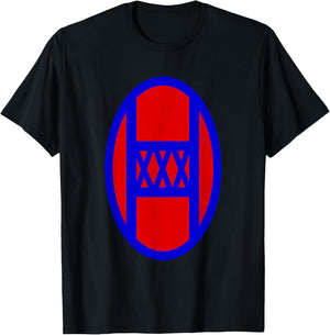 30th Armored Brigade Combat Team Patch - 30th ABCT T-Shirt - T-Shirt | Black