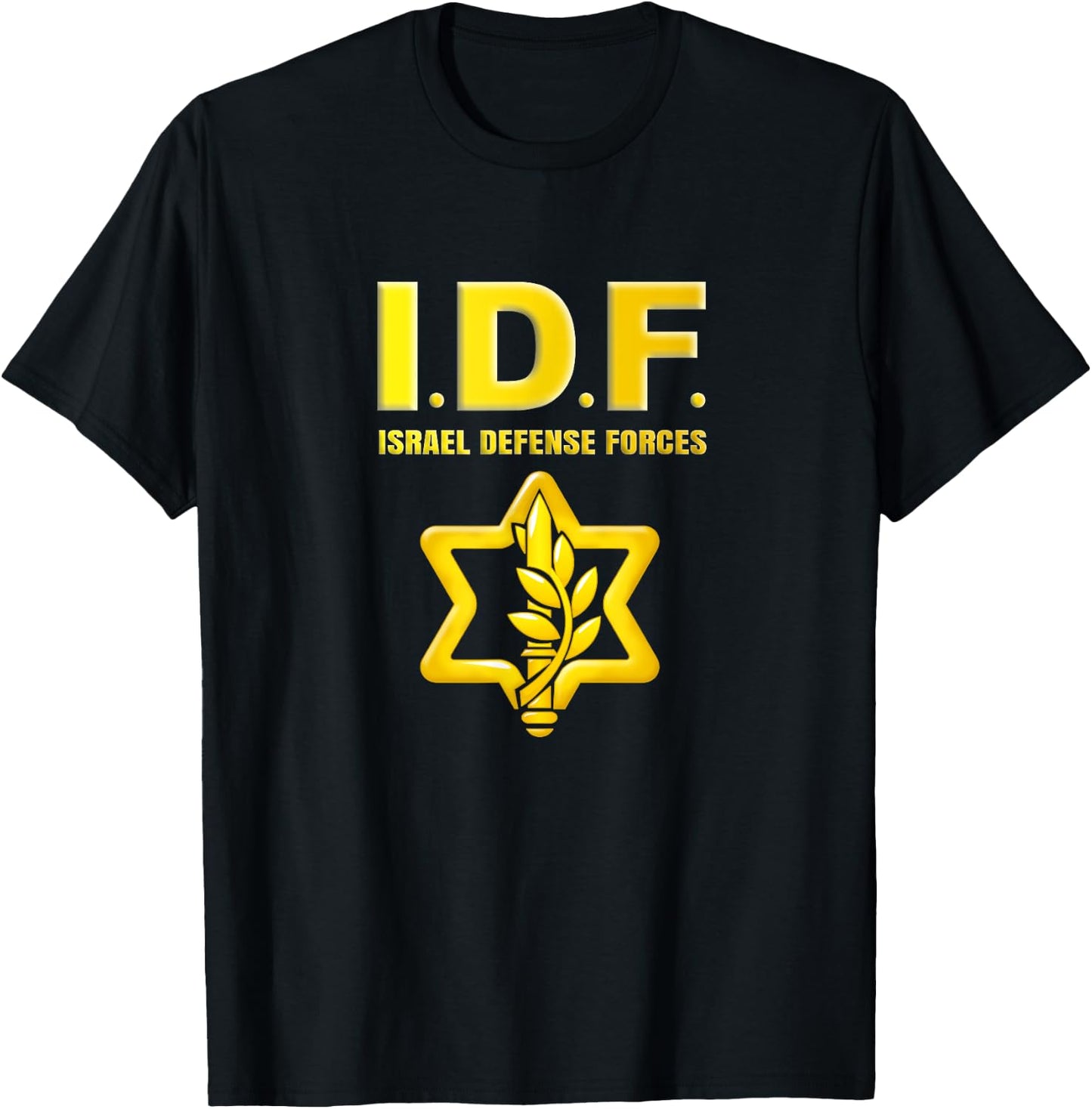 Israel Defense Forces shirt IDF Tzahal Krav Maga T-Shirt - T-Shirt | Black