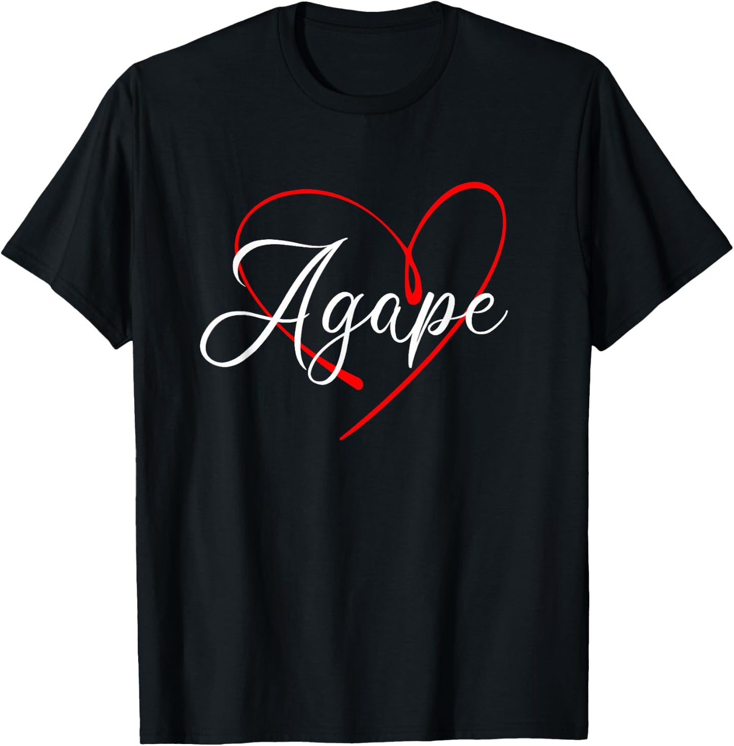 Agape greek word christianism agape T-Shirt - T-Shirt | Black