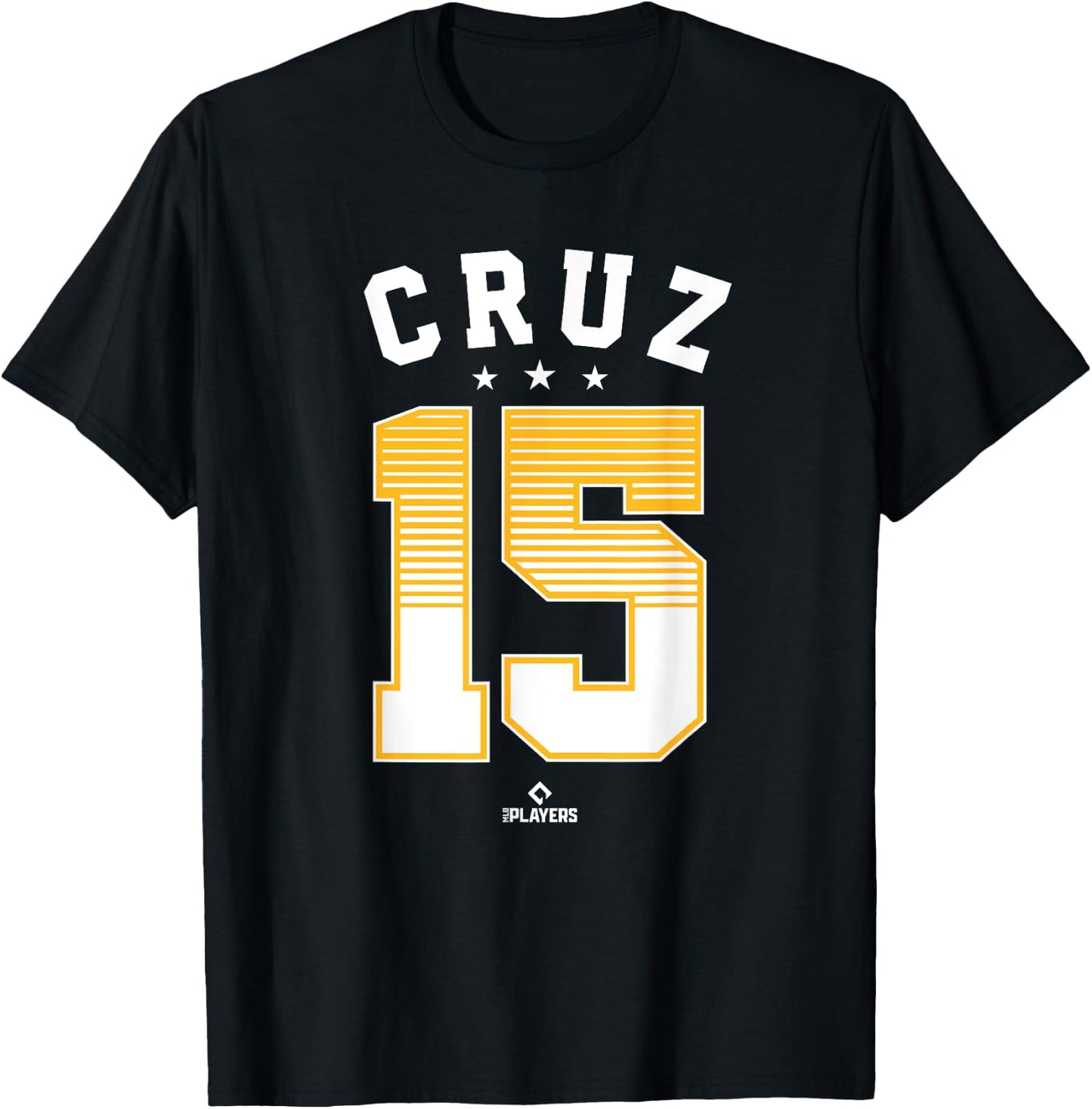 Oneil Cruz 15 Pittsburgh MLBPA T-Shirt - T-Shirt | Black