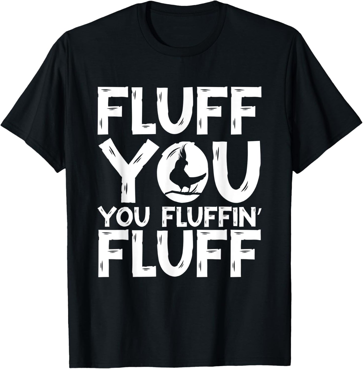 Fluff You You Fluffin' Fluff Parrot Bird Cockatiel T-Shirt - T-Shirt | Black