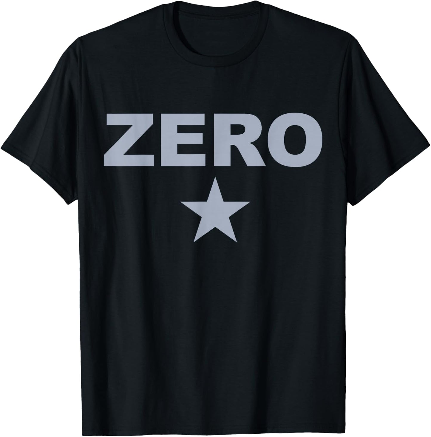 Grunge Alternative Zero Star 90s Rock Music T-Shirt - T-Shirt | Black