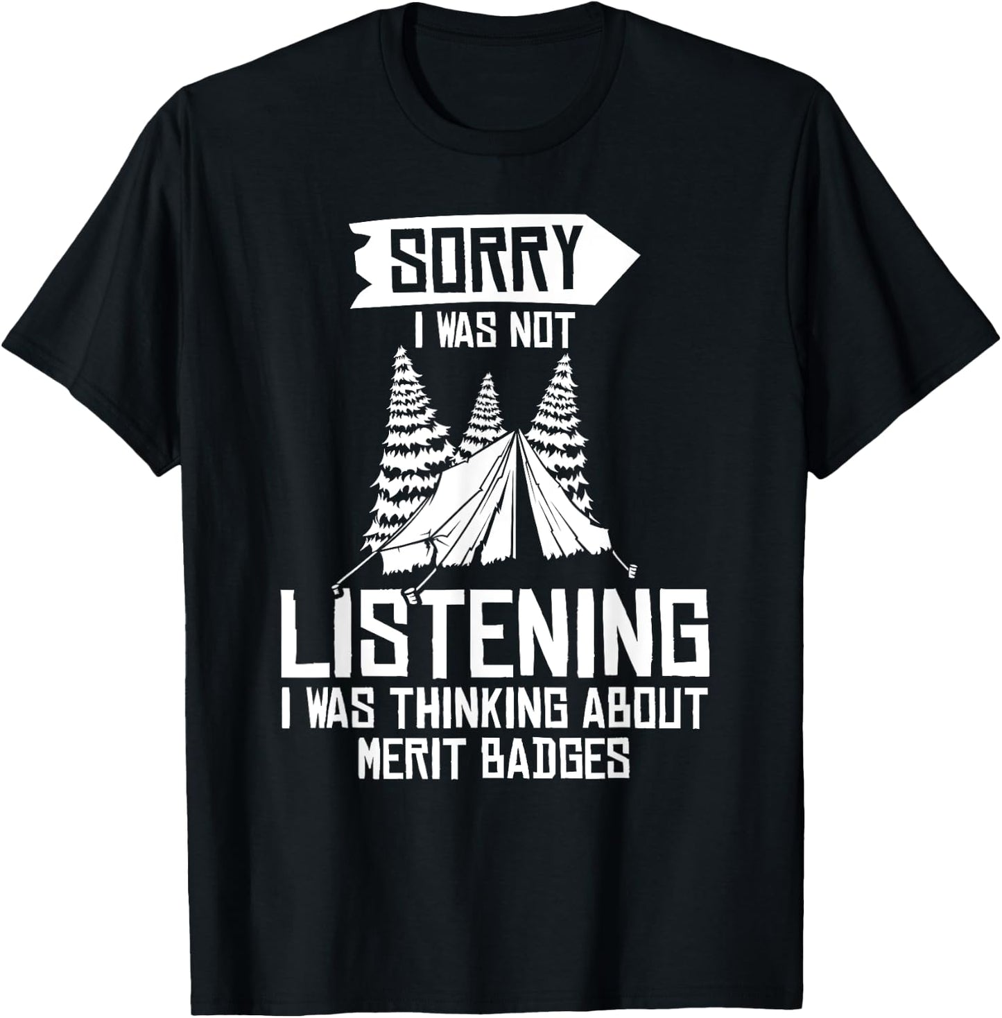 Scout Badge Nature - Uniform Wilderness Scouting T-Shirt - T-Shirt | Black
