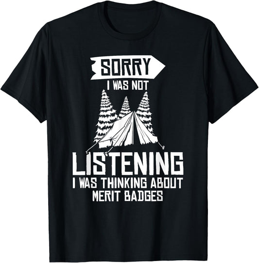 Scout Badge Nature - Uniform Wilderness Scouting T-Shirt - T-Shirt | Black