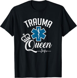 Trauma Queen Healthcare T-Shirt - T-Shirt | Black