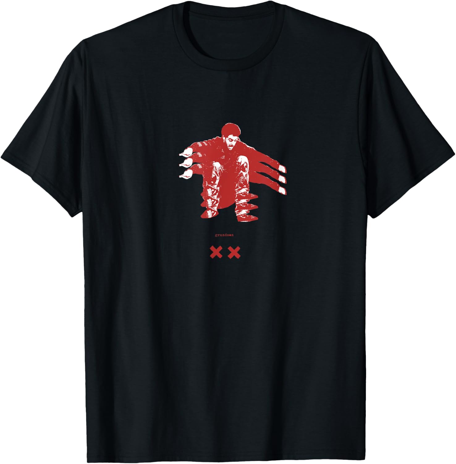 Grandson Jump Stack T-Shirt - T-Shirt | Black