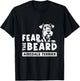 Fear The-Beard Airedale Terrier Beard Dog Lover Pet Animal Women Girls Kids T-Shirt - T-Shirt | Black