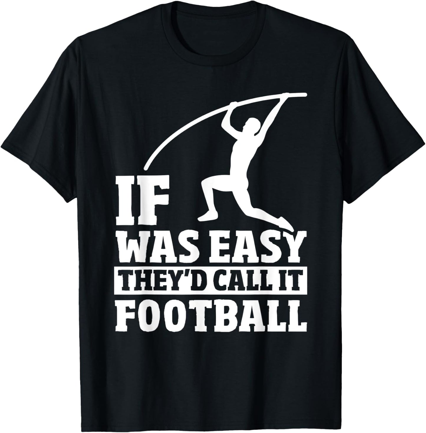 Funny Pole Vault Jumper - Pole Vaulting Sports Pole Vault T-Shirt - T-Shirt | Black