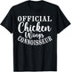 Official Chicken Wings Connoisseur T-Shirt - T-Shirt | Black