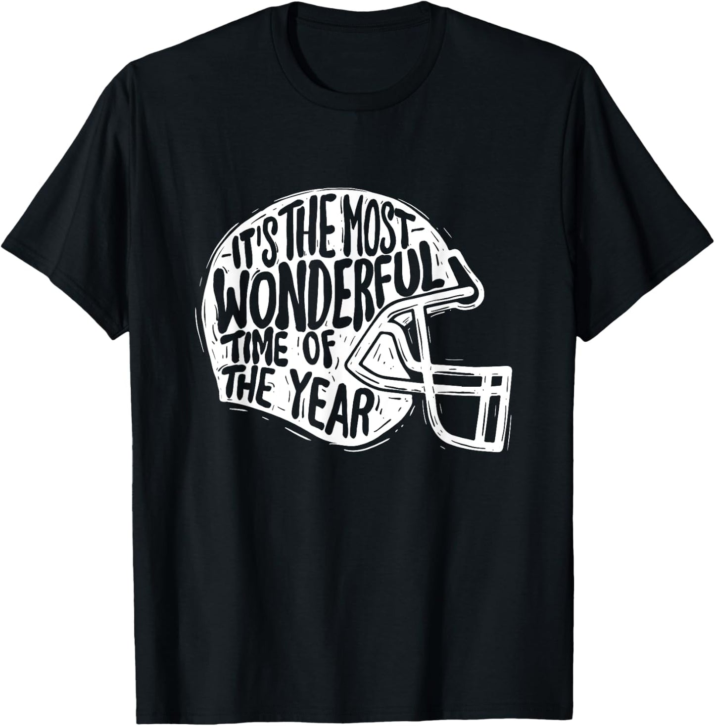 It's The Most Wonderful Time Of The Year - Football Season T-Shirt - T-Shirt | Black