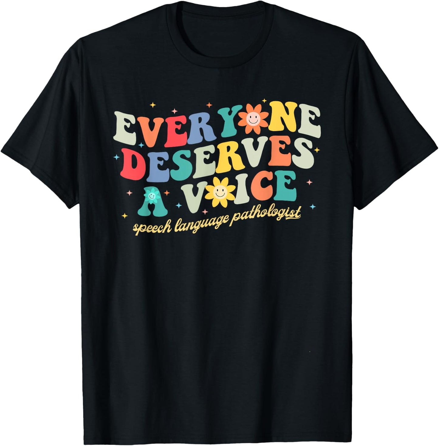 Speech Therapy Pathology SLP Speech Language Pathologist T-Shirt - T-Shirt | Black