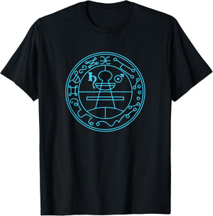 Secret Seal of Solomon, Judaism, Israel, magic, sorcery T-Shirt - T-Shirt | Black