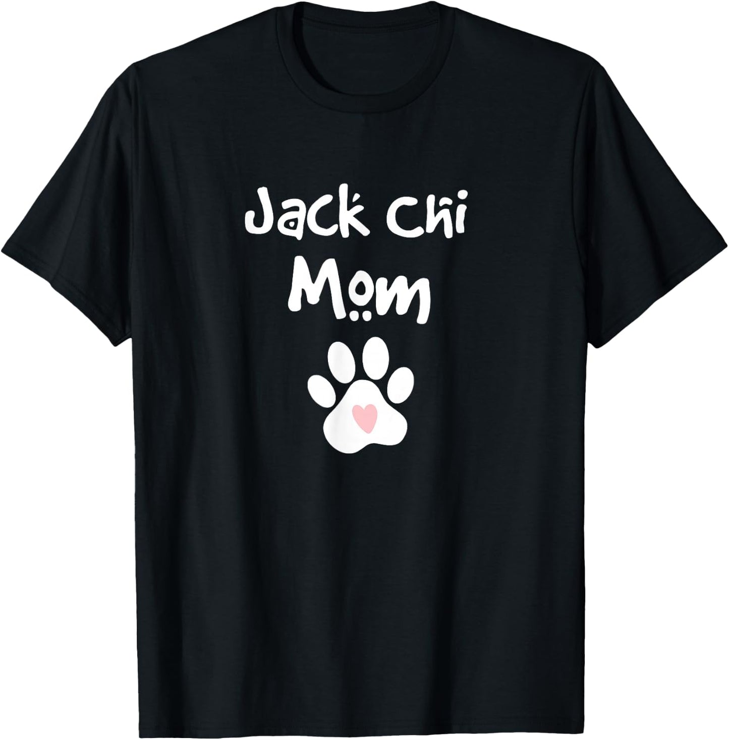 Jack Chi Mom Chihuahua Jack Russell Terrier Mix Breed Dog T-Shirt - T-Shirt | Black