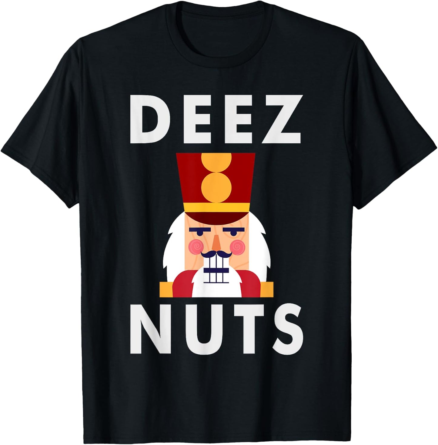 Deez Nuts | Funny Christmas Nutcracker Kids T-Shirt - T-Shirt | Black