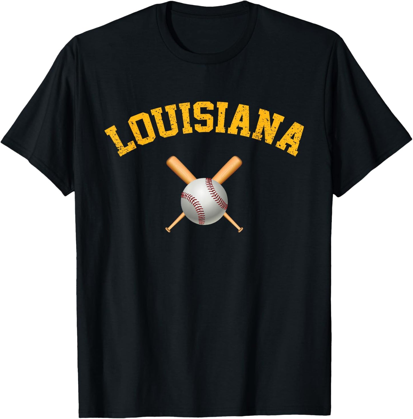 Louisiana Baseball T-Shirt - T-Shirt | Black