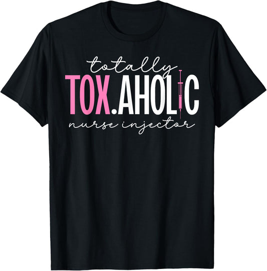 Funny Nurse Injector Aesthetic Nurse Injector T-Shirt - T-Shirt | Black