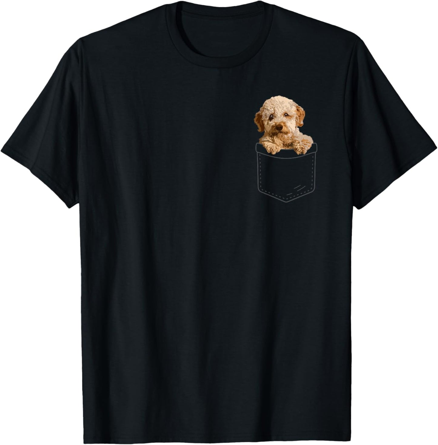 Cute Goldendoodle Design Women Goldendoodle Doodle T-Shirt - T-Shirt | Black