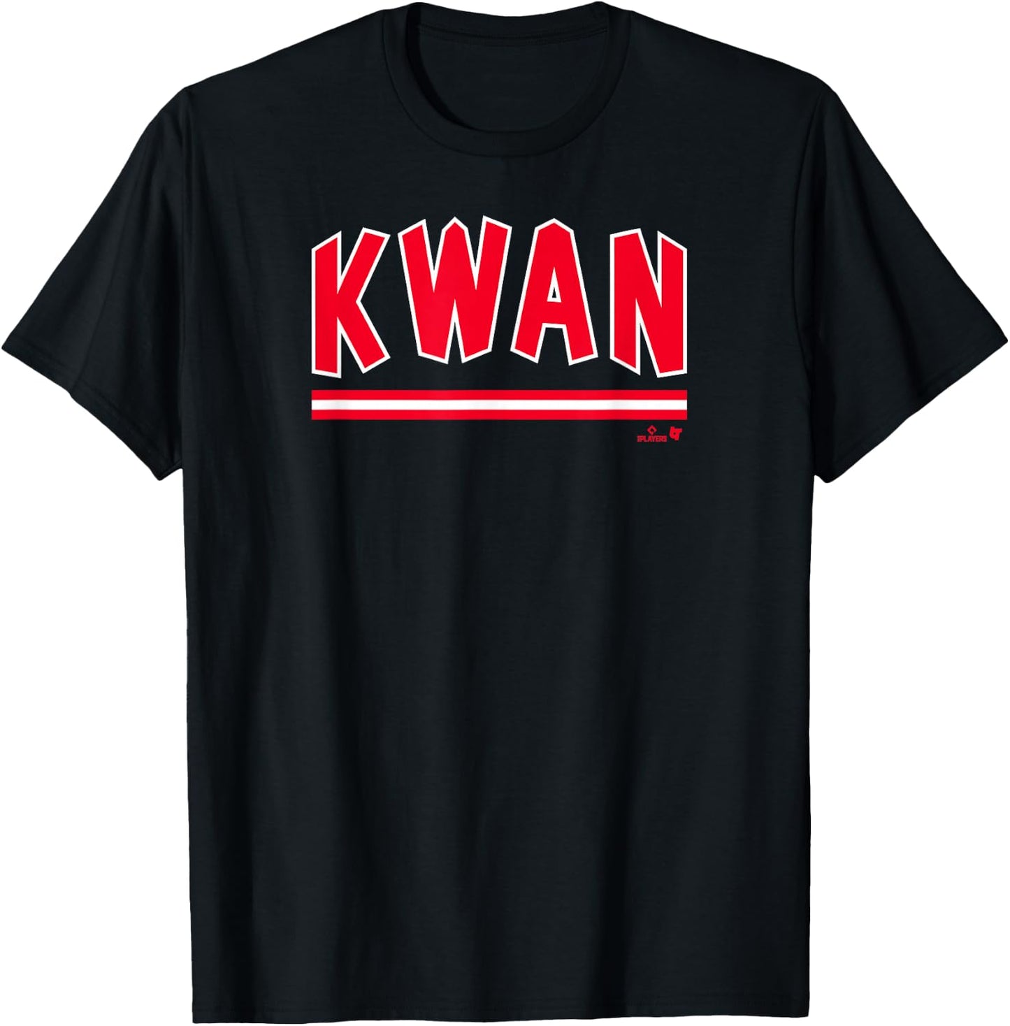 Steven Kwan: Cleveland Text - Cleveland Baseball T-Shirt - T-Shirt | Black