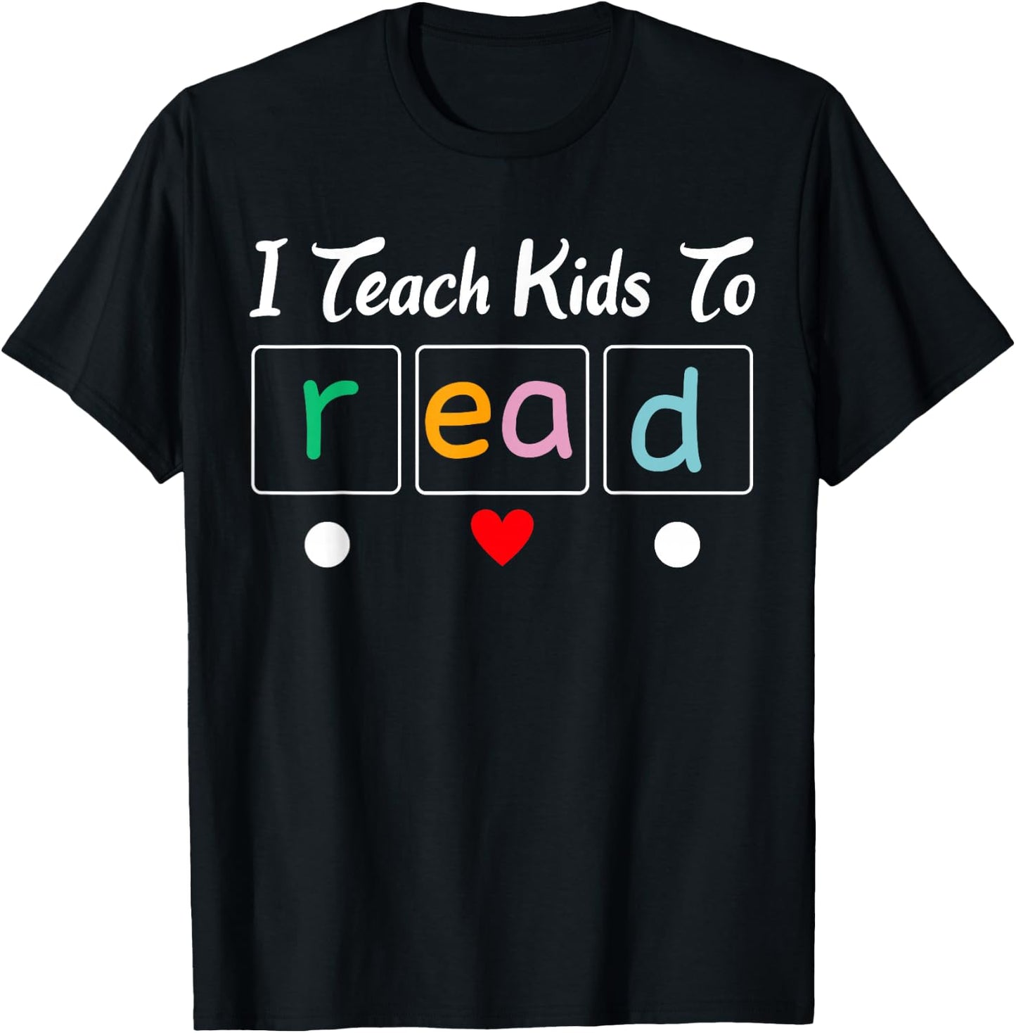 Funny Costume i Teach Kids to Read Teacher Women Men T-Shirt - T-Shirt | Black