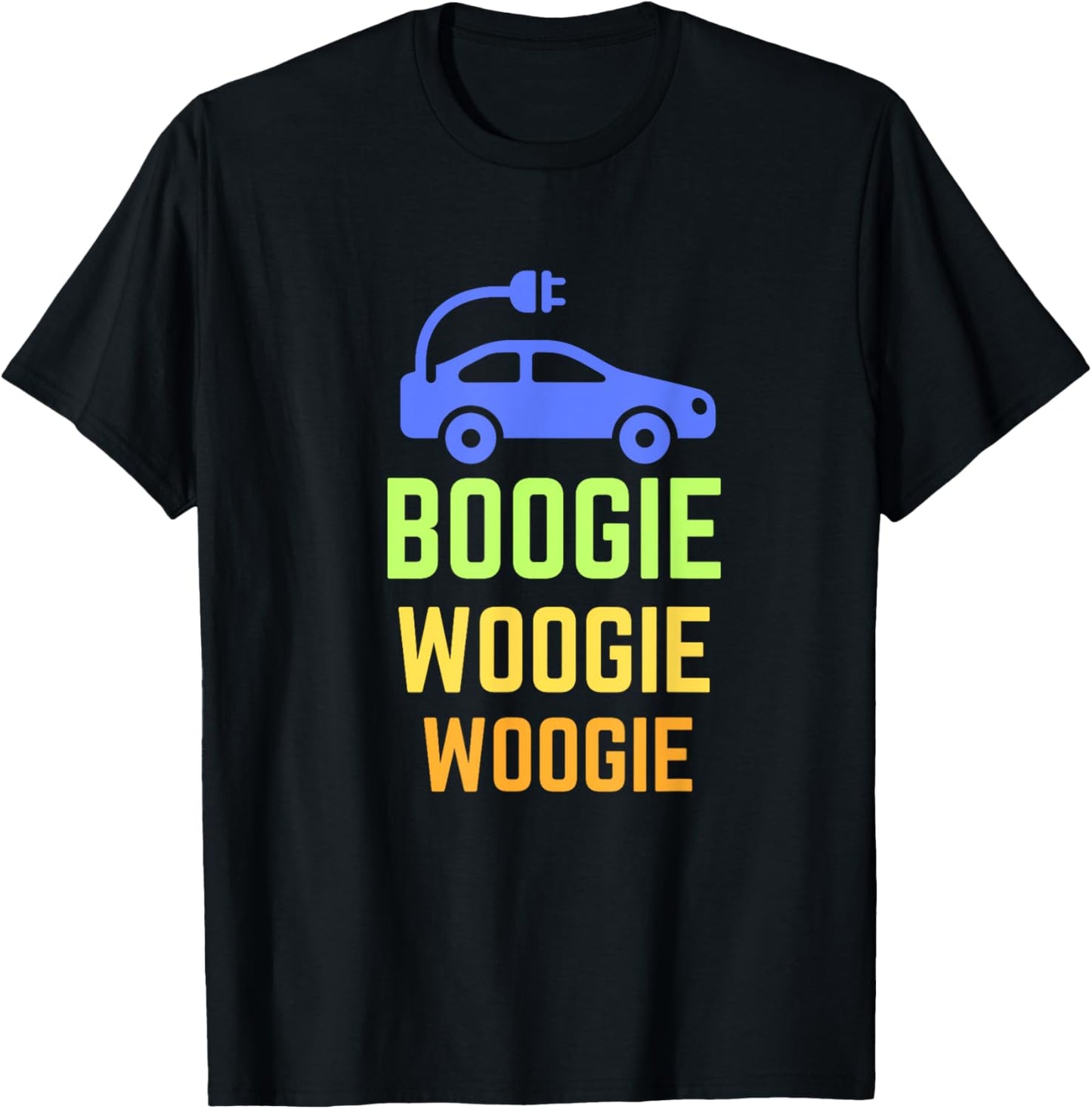 Electric Car - Funny EV Shirt - Electric Vehicle Shirt T-Shirt - T-Shirt | Black