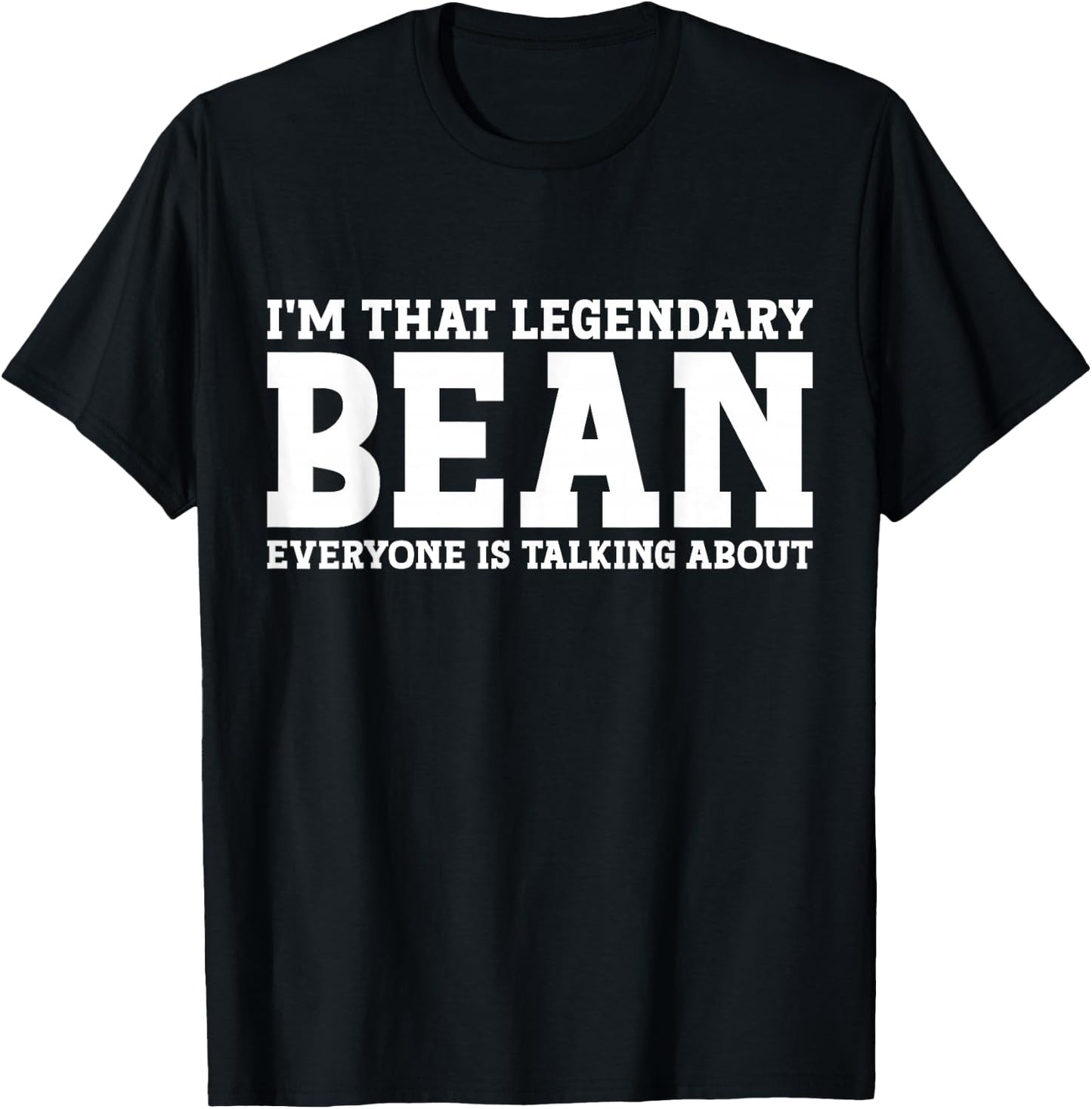 Bean Surname Funny Team Family Last Name Bean T-Shirt - T-Shirt | Black