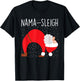 Yoga Practitioner Namasleigh Xmas Meditation Christmas Yoga T-Shirt - T-Shirt | Black