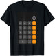 Funny Accountant Halloween Costume Outfit Math Calculator T-Shirt - T-Shirt | Black