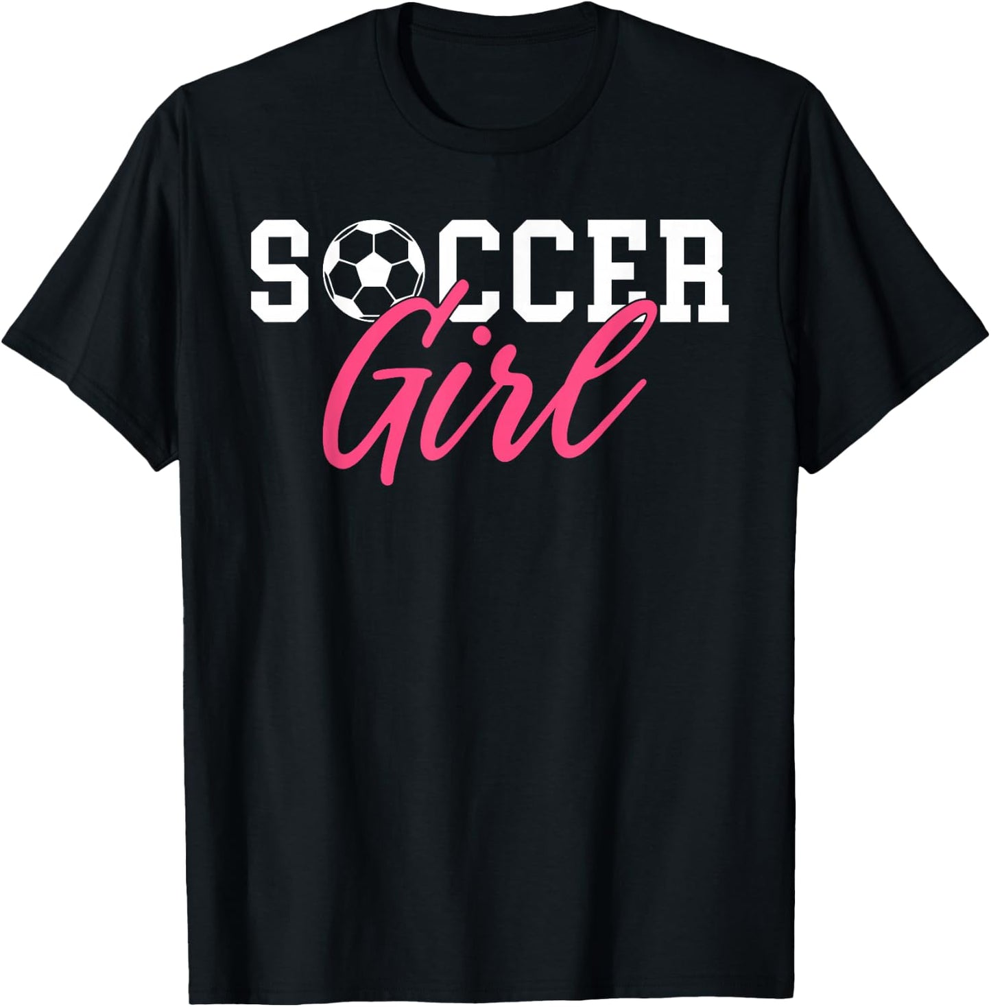 Soccer Girl T-Shirt - T-Shirt | Black