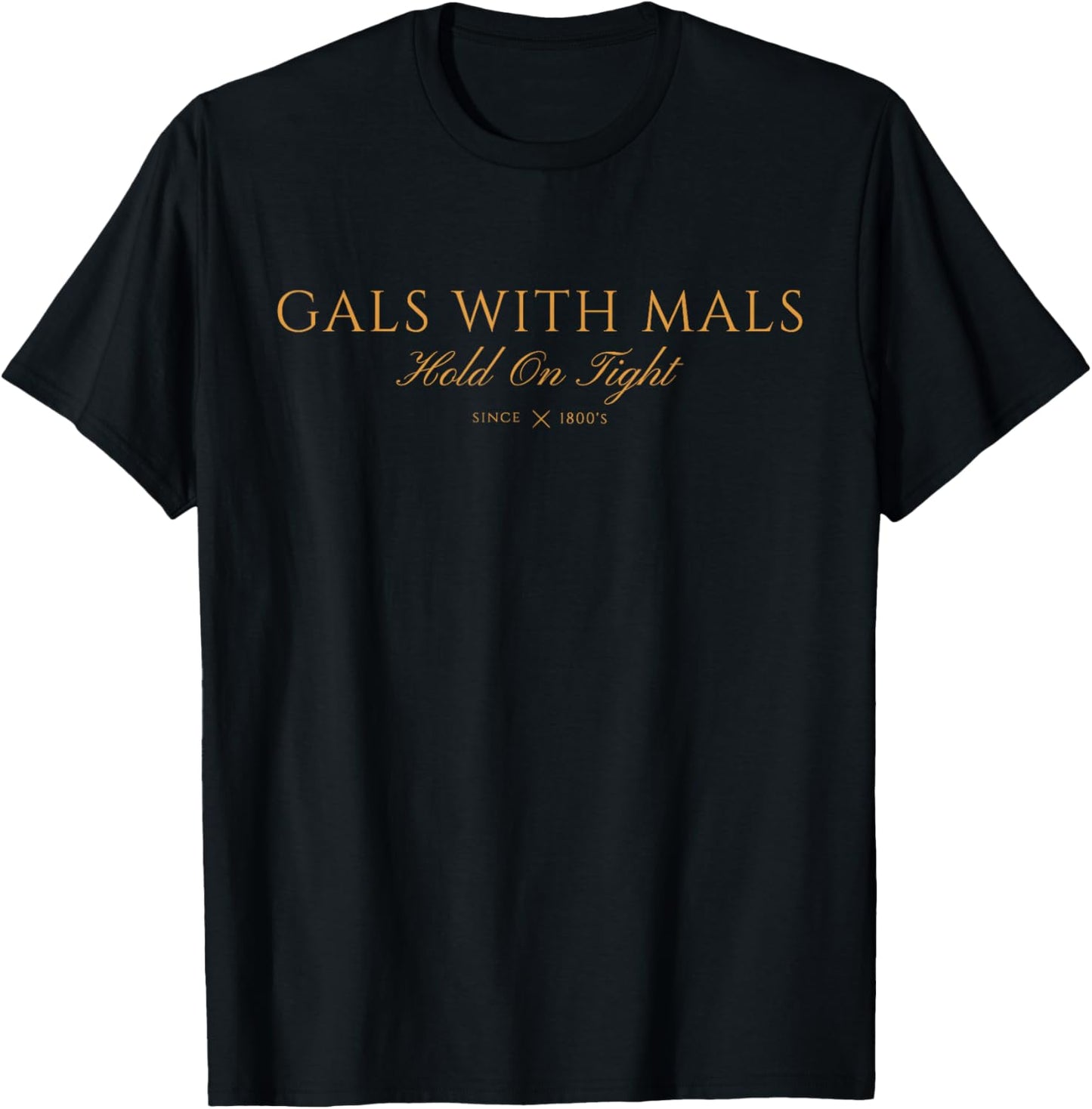 Gals With Mals - Belgian Malinois Mom T-Shirt - T-Shirt | Black