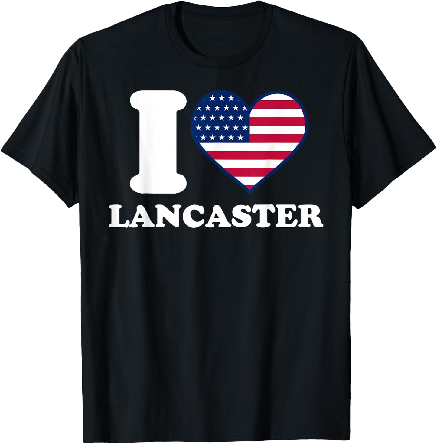 I love Lancaster I heart Lancaster T-Shirt - T-Shirt | Black