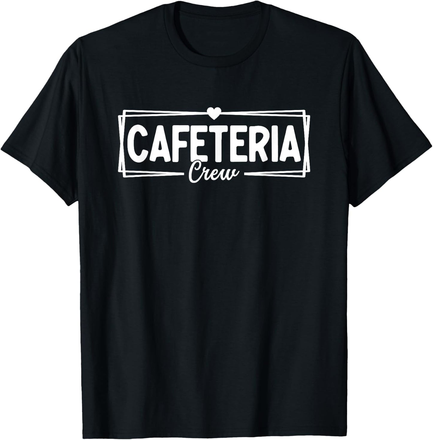 School Support Team Matching Cafeteria Crew Back To School T-Shirt - T-Shirt | Black