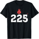 BBQ Barbeque Grilling 225 Degrees Smoking Meat Dad Father T-Shirt - T-Shirt | Black