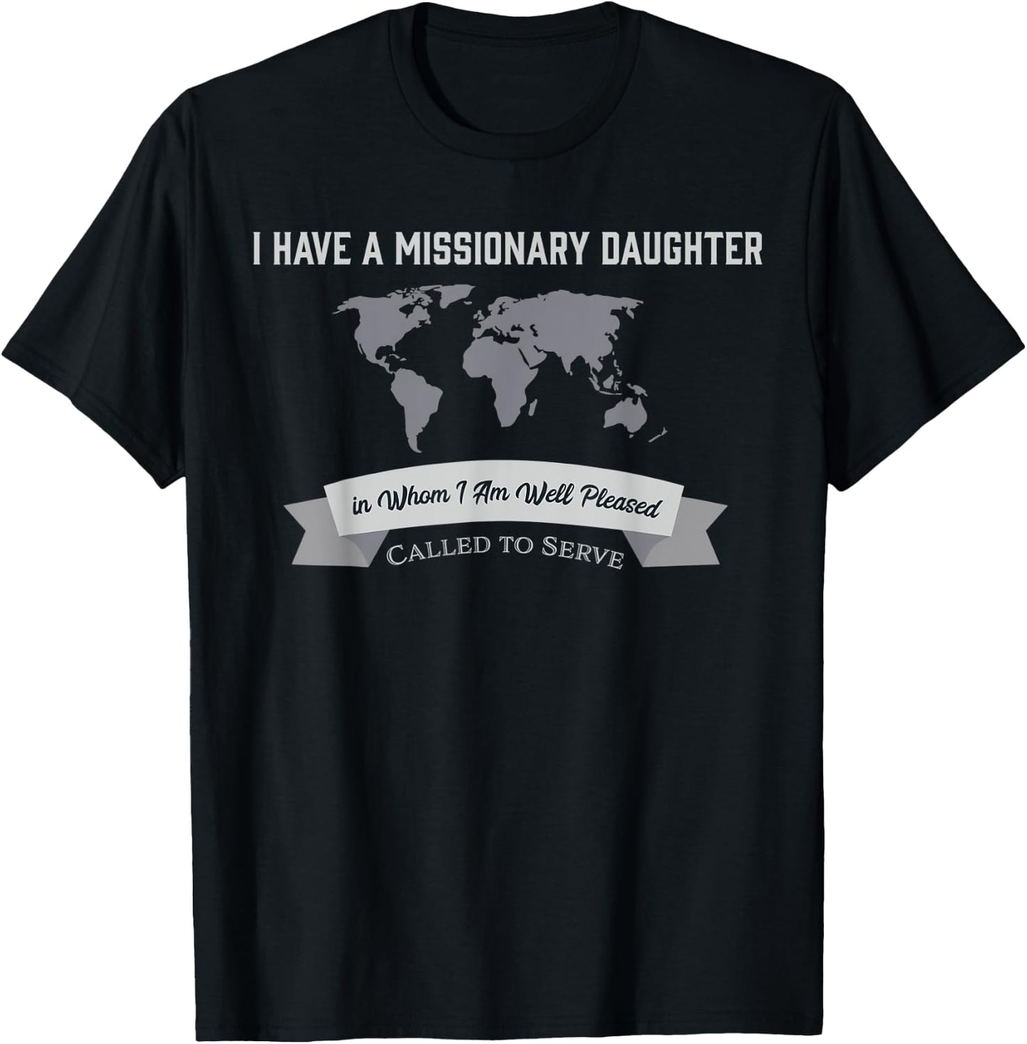 Proud Mom Dad Parent Missionary Daughter T-Shirt - T-Shirt | Black