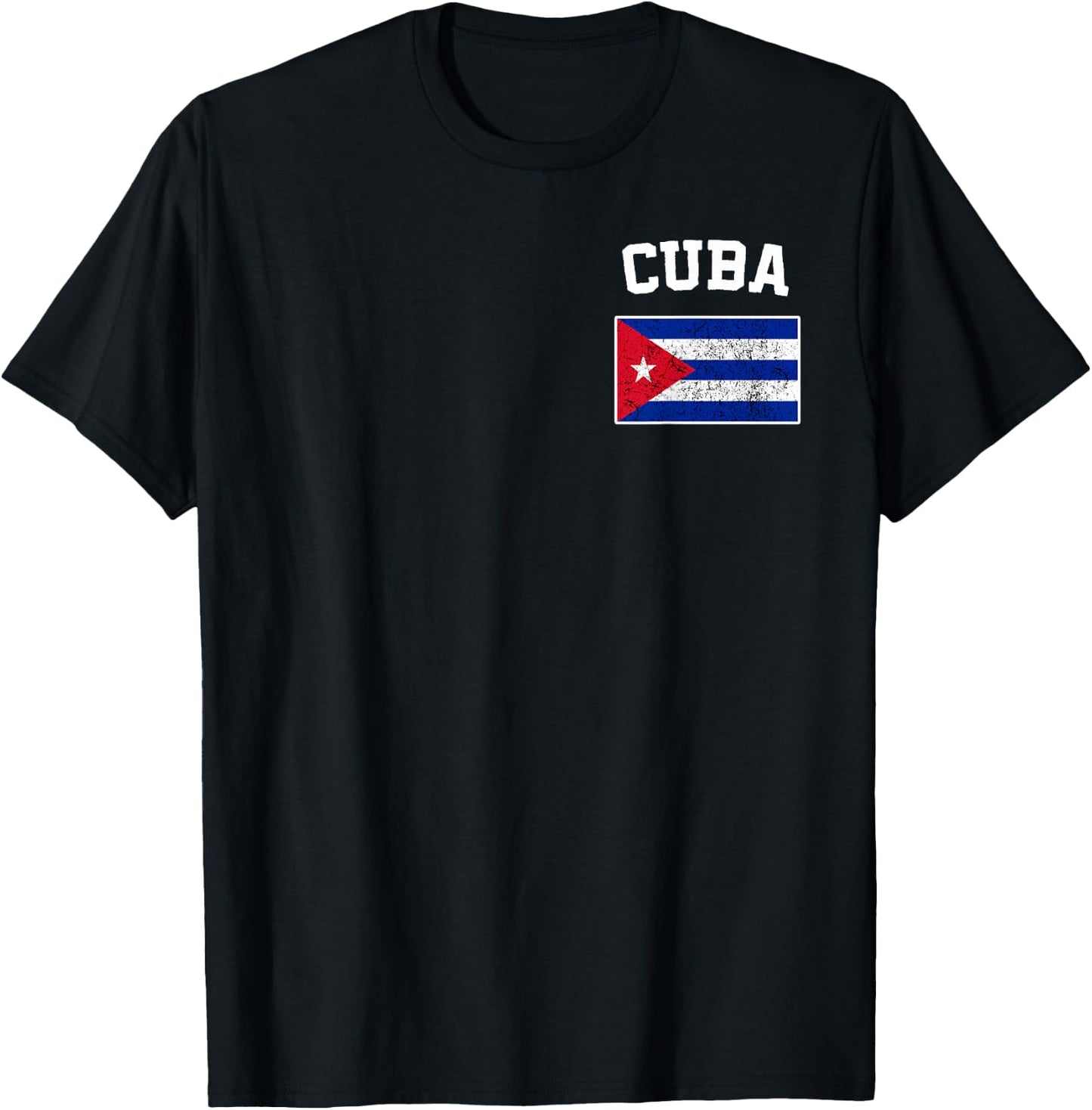 Cuba Cuban Flag Pride Hispanic Heritage Men Women Kids T-Shirt - T-Shirt | Black