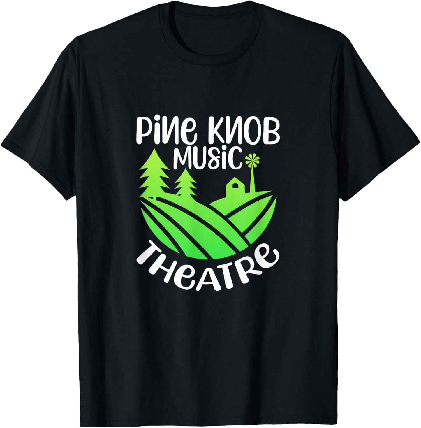Pine Knob Music Theatre Musician Musical T-Shirt - T-Shirt | Black