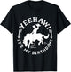 Yeehaw It's My Birthday Funny Western Rodeo Party Kids T-Shirt - T-Shirt | Black